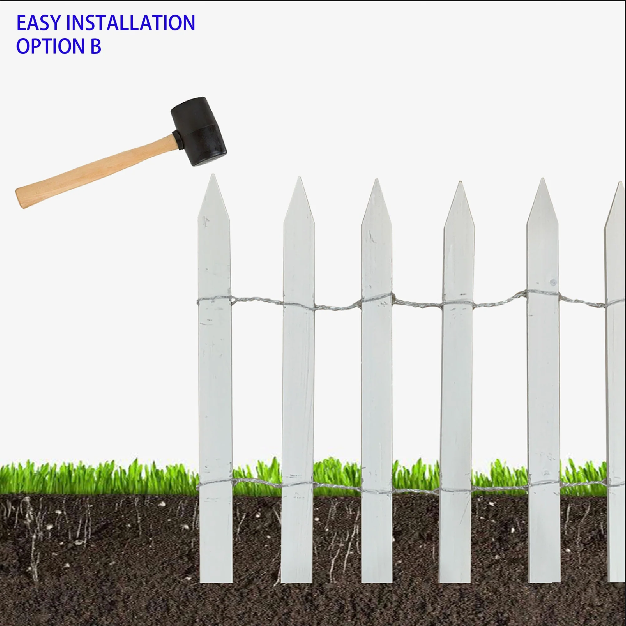White Cedar Woven Wire Rolled Fencing, 15'x2' - Image 4