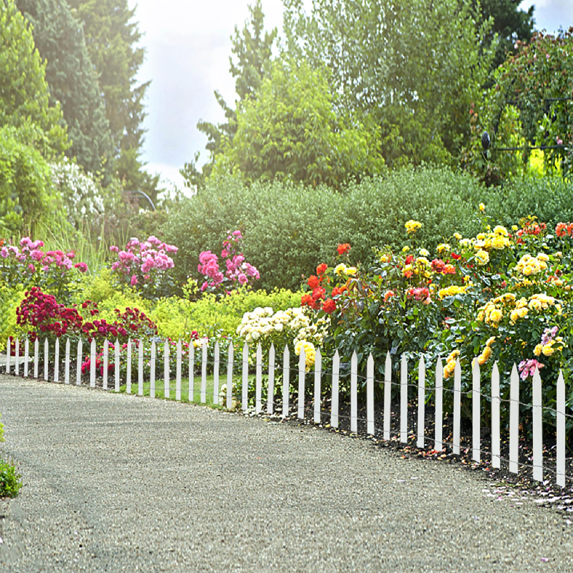 White Cedar Woven Wire Rolled Fencing, 15'x2' - Image 5