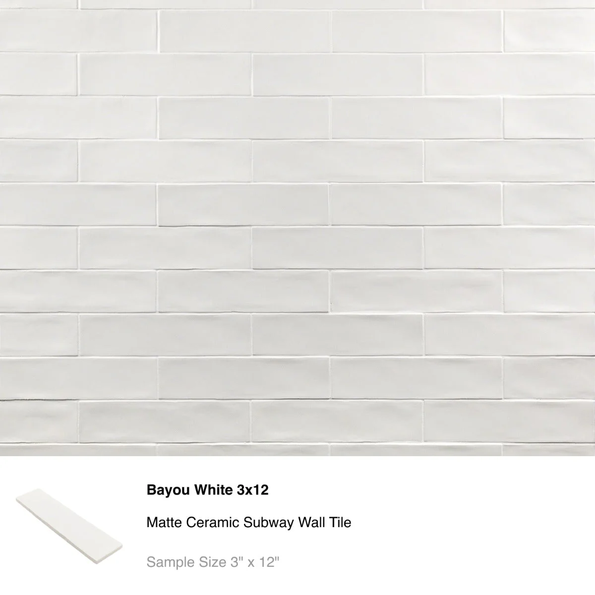 White Ceramic Subway Tile Sample Bundle - 5 Best Sellers - Image 3