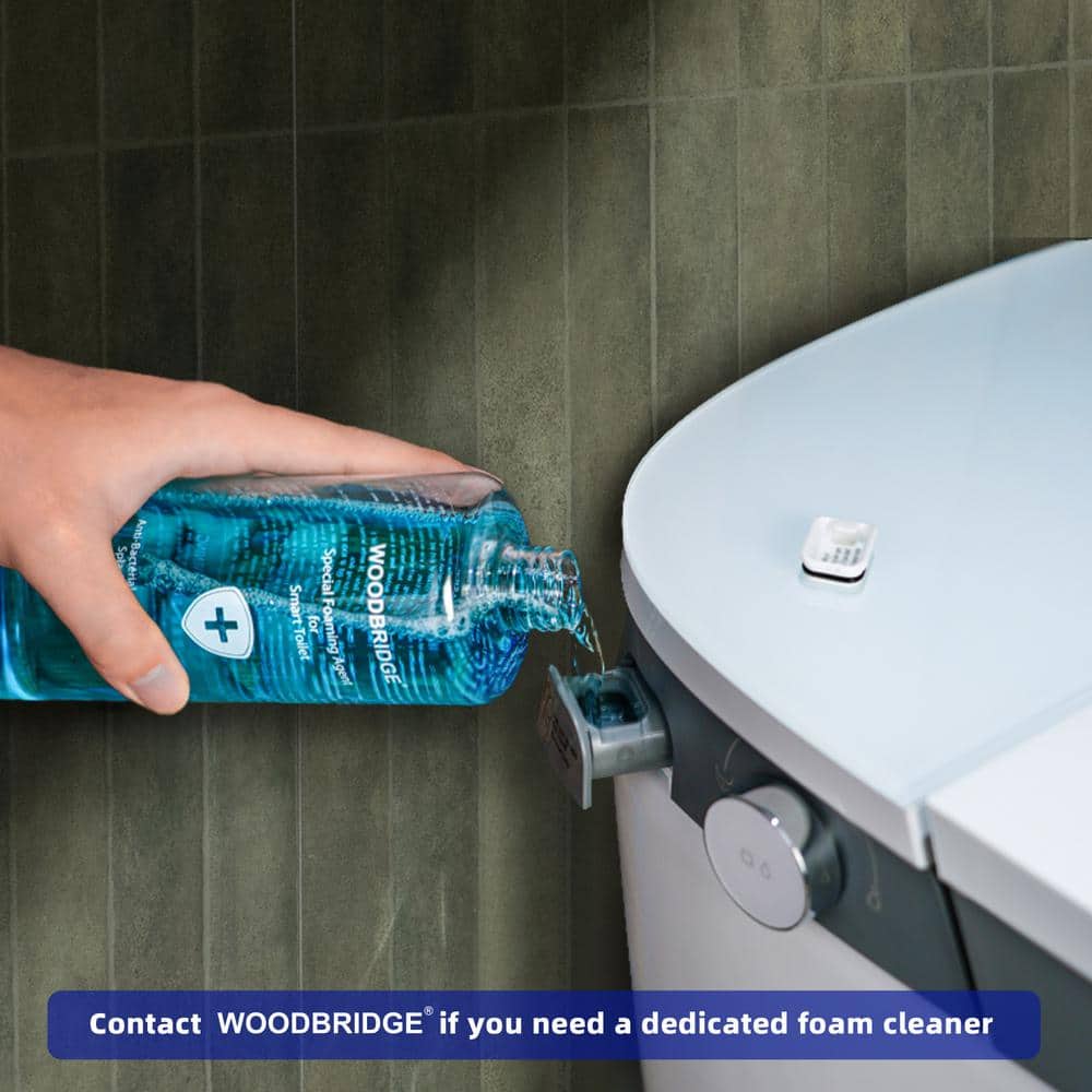 WOODBRIDGE Elongated ADA Smart Bidet Toilet with Auto Open/Close and Heated Seat - Image 5