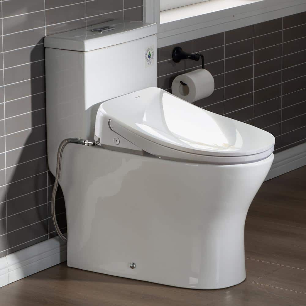 WOODBRIDGE Elongated Bidet Toilet 1.27 GPF, Smart Dual Flush with Heated Seat