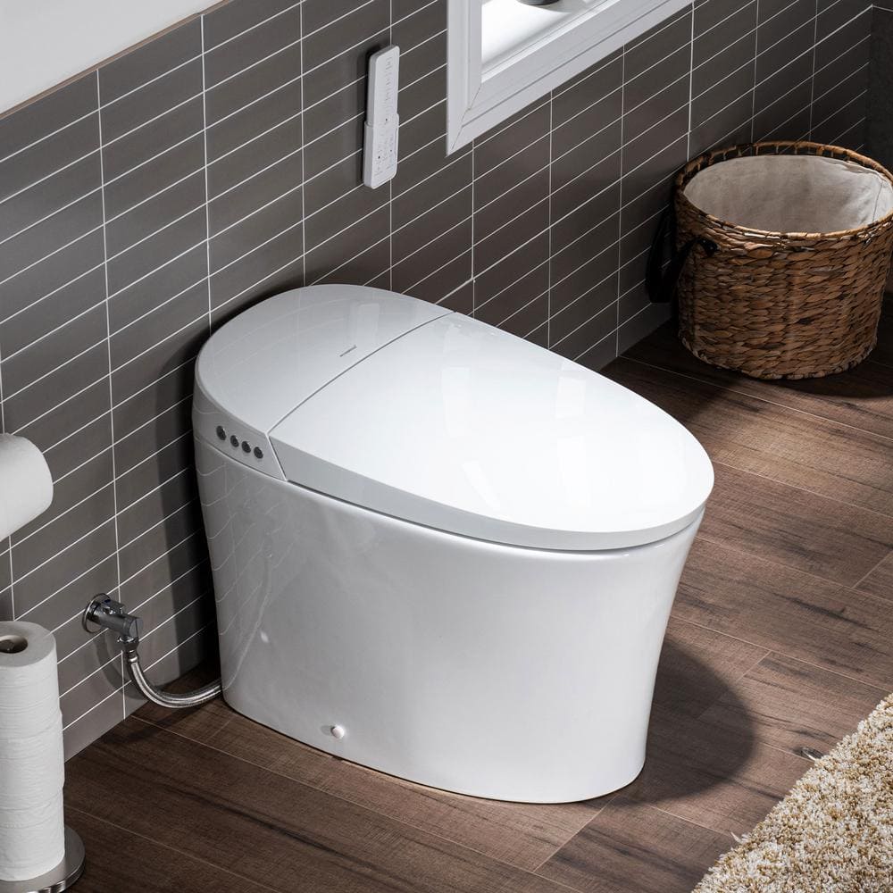 WOODBRIDGE Elongated Tankless Smart Bidet Toilet with Auto Flush and Heated Seat - Image 2