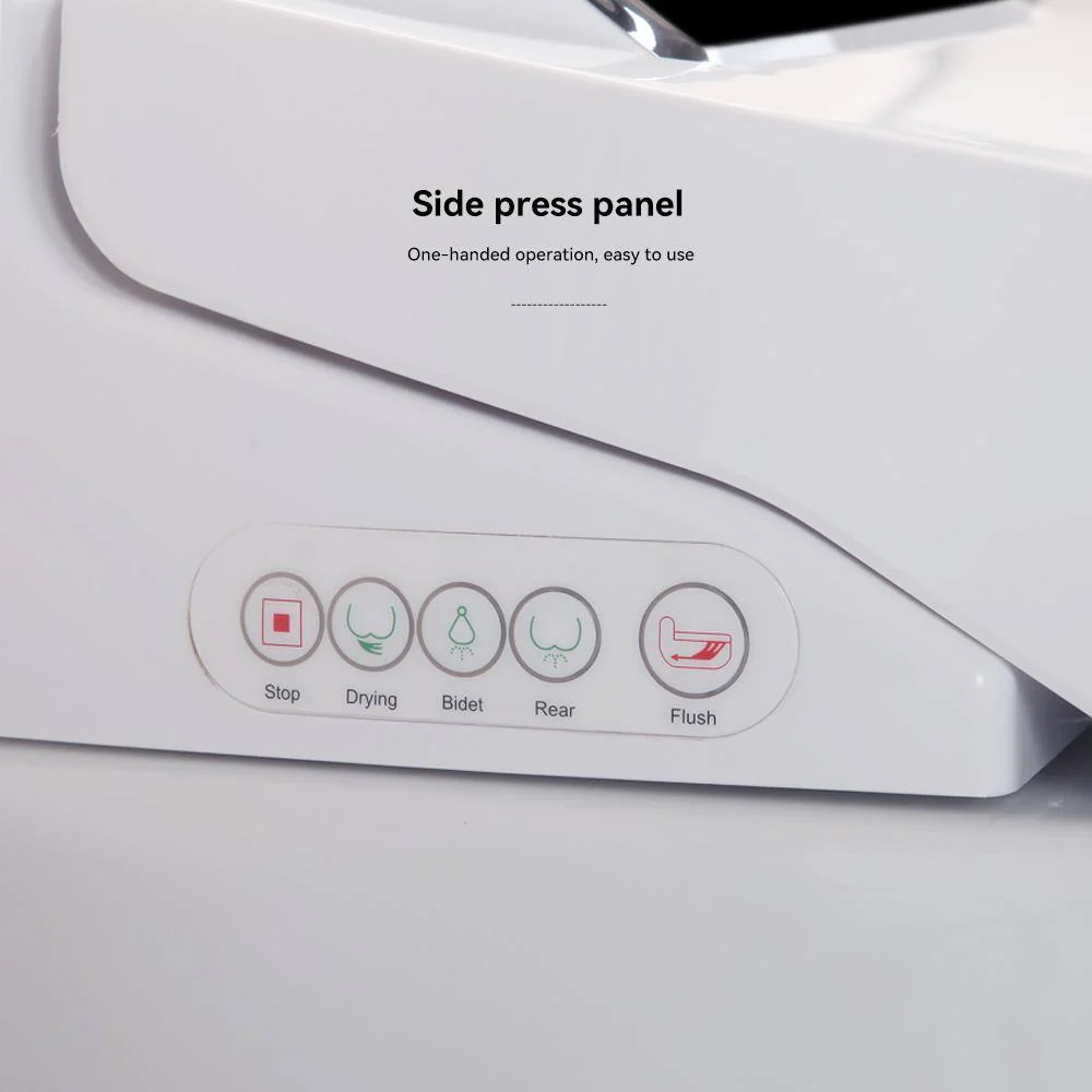 Smart Elongated Bidet Toilet with Adjustable Sprayer, Deodorizing, and Soft Close - Image 12