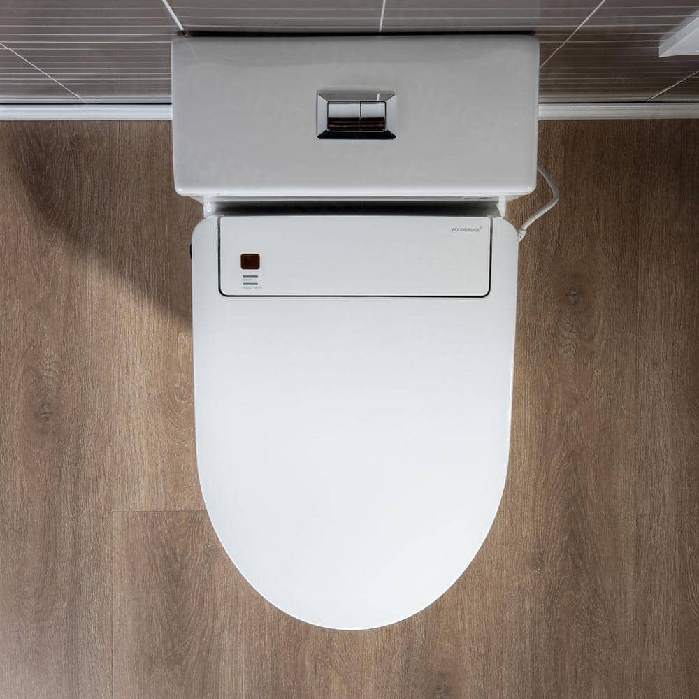 WOODBRIDGE Journey Dual Flush One-Piece Elongated Smart Bidet Toilet - White - Image 7