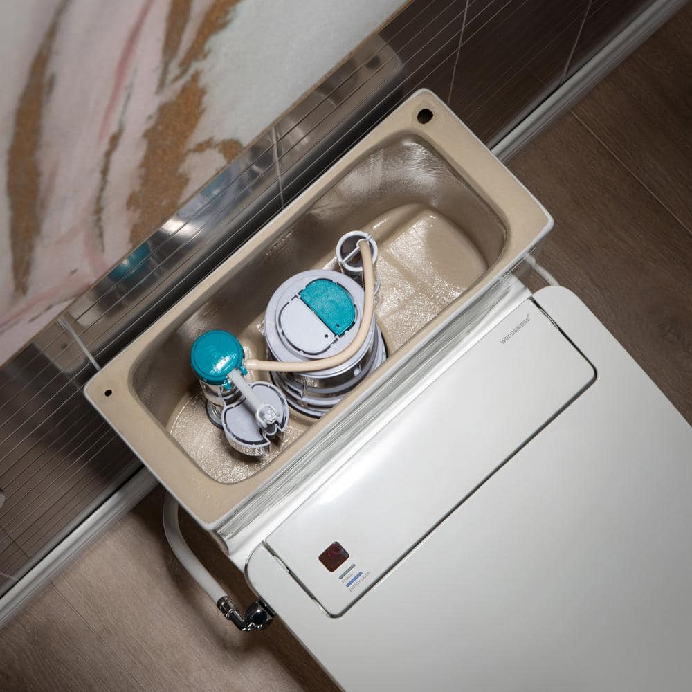 WOODBRIDGE Journey Dual Flush One-Piece Elongated Smart Bidet Toilet - White - Image 9
