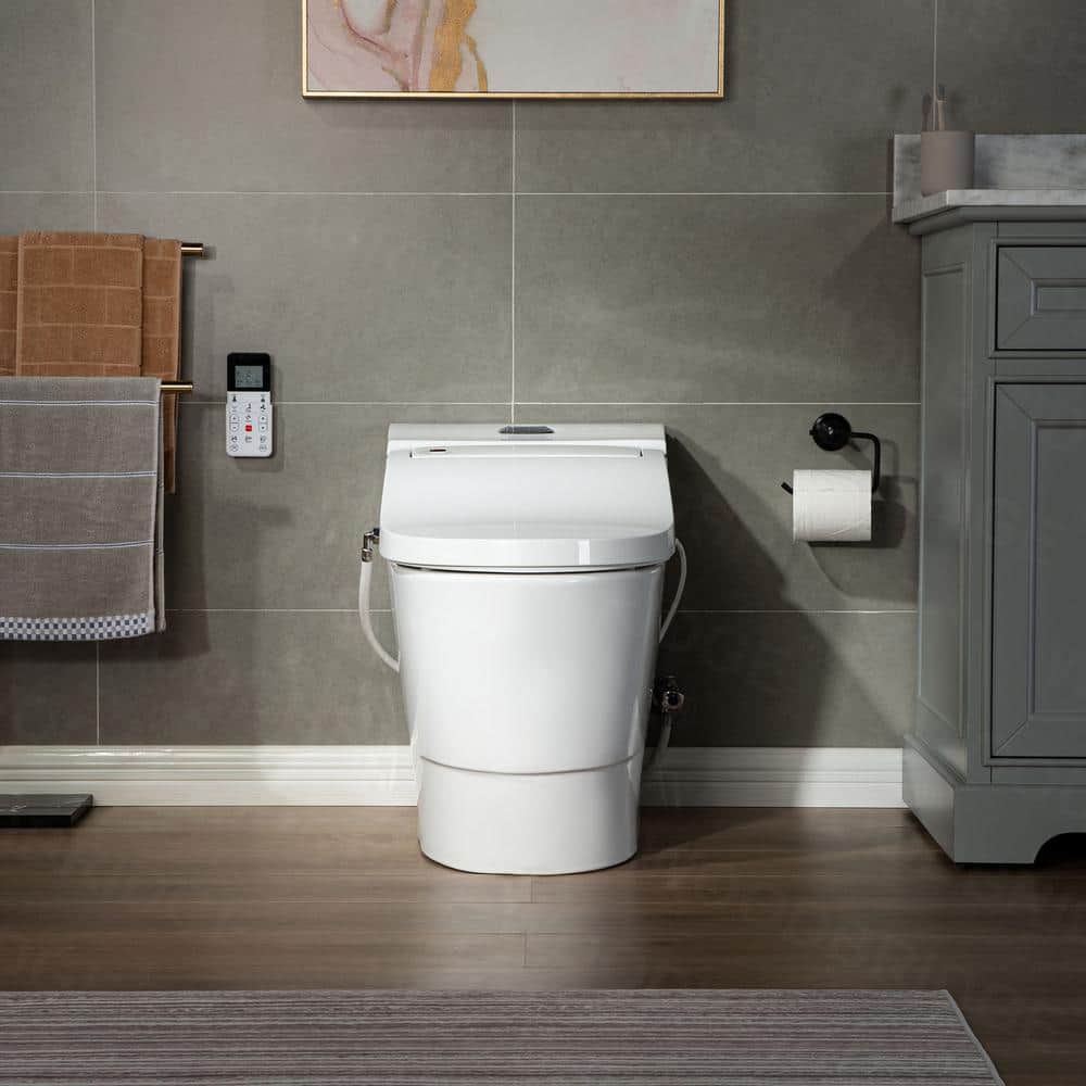 WOODBRIDGE Revel One-Piece Dual Flush Toilet with Smart Bidet - Image 2