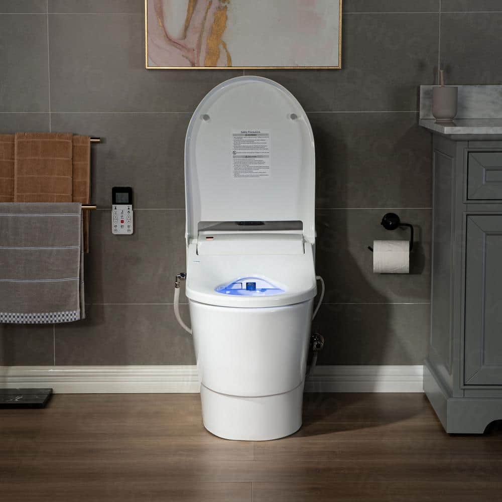 WOODBRIDGE Revel One-Piece Dual Flush Toilet with Smart Bidet - Image 3