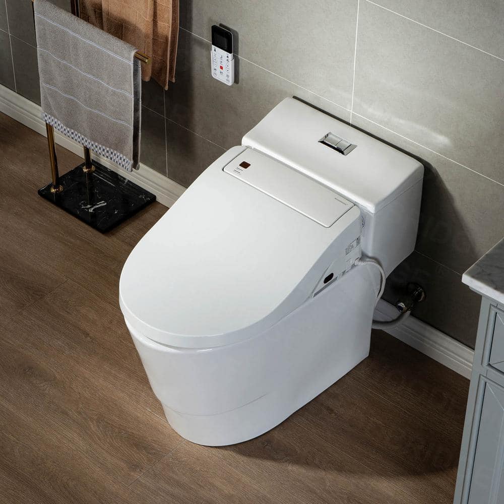 WOODBRIDGE Revel One-Piece Dual Flush Toilet with Smart Bidet - Image 6