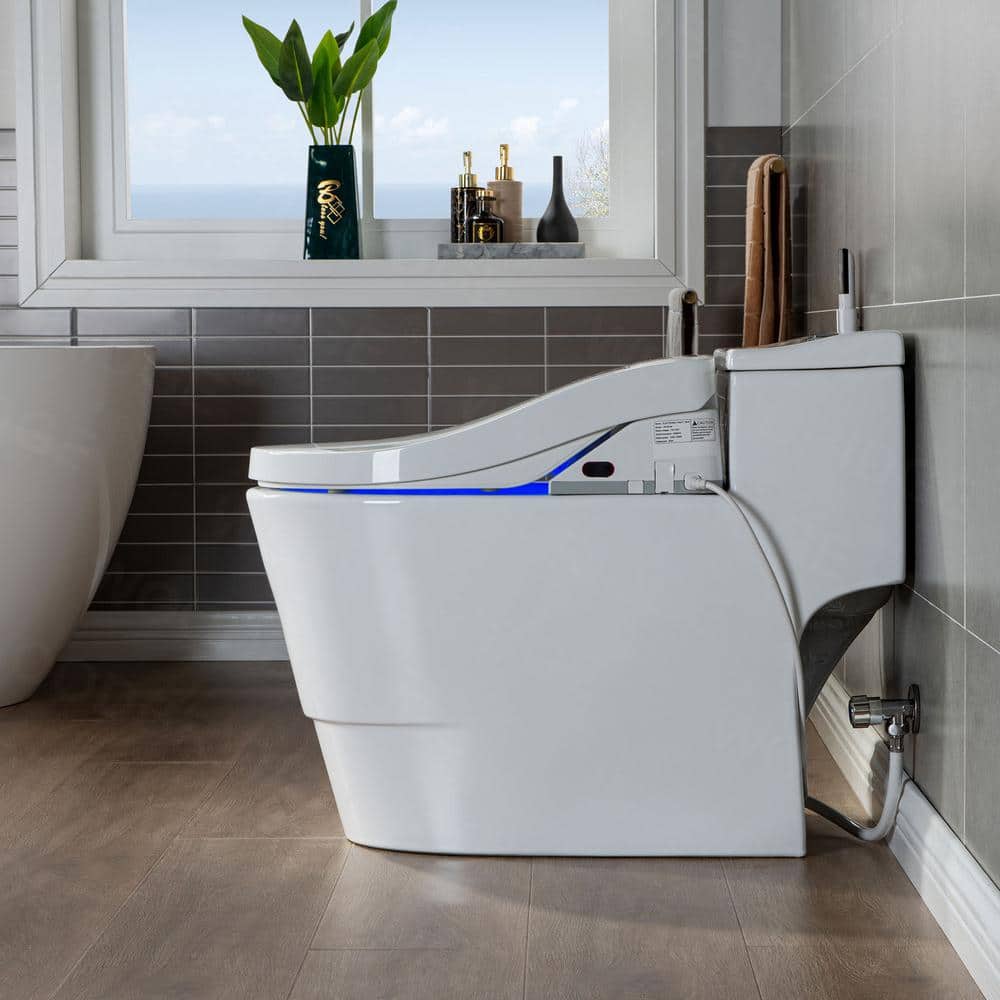 WOODBRIDGE Revel One-Piece Dual Flush Toilet with Smart Bidet - Image 8