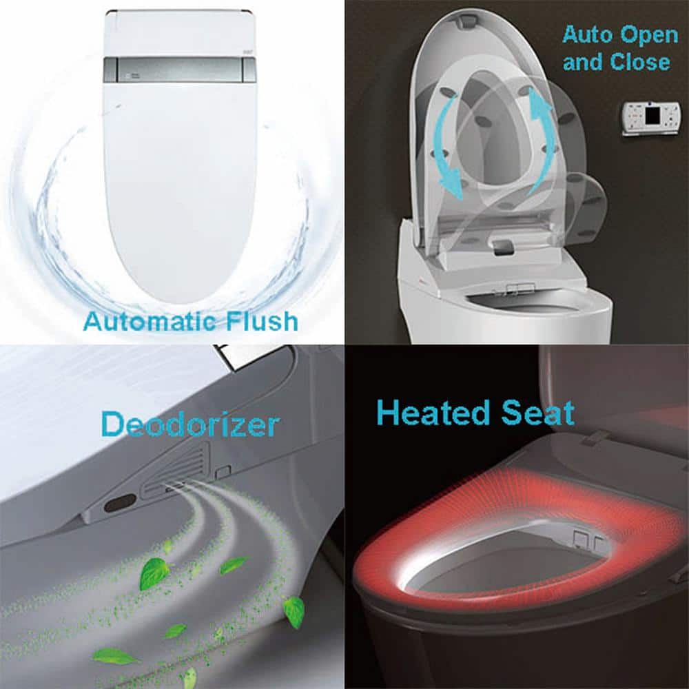 WOODBRIDGE Venezia Intelligent Elongated Smart Bidet Toilet with Auto Features - Image 6