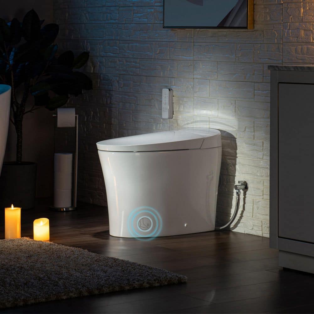 WOODBRIDGE Victoria Intelligent Elongated Smart Toilet with Auto Flush & Foot Sensor
