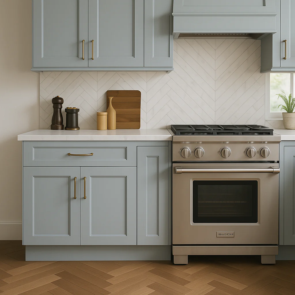 WOWOW Gray Base Kitchen Cabinet with 2 Doors and 1 Drawer - 30 in. W x 24 in. D x 34.5 in. H - Image 4