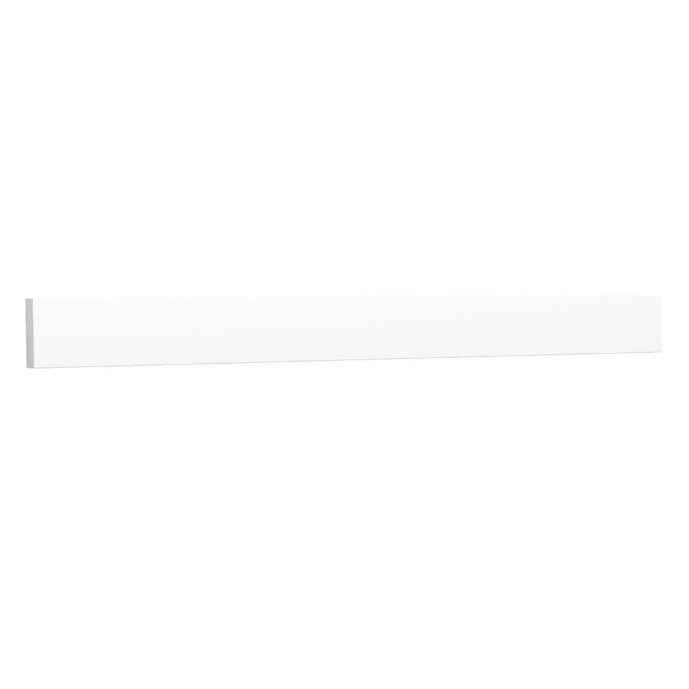 Wyndham Collection 36 in. Cultured Marble Backsplash in White | Durable Bathroom Accessory