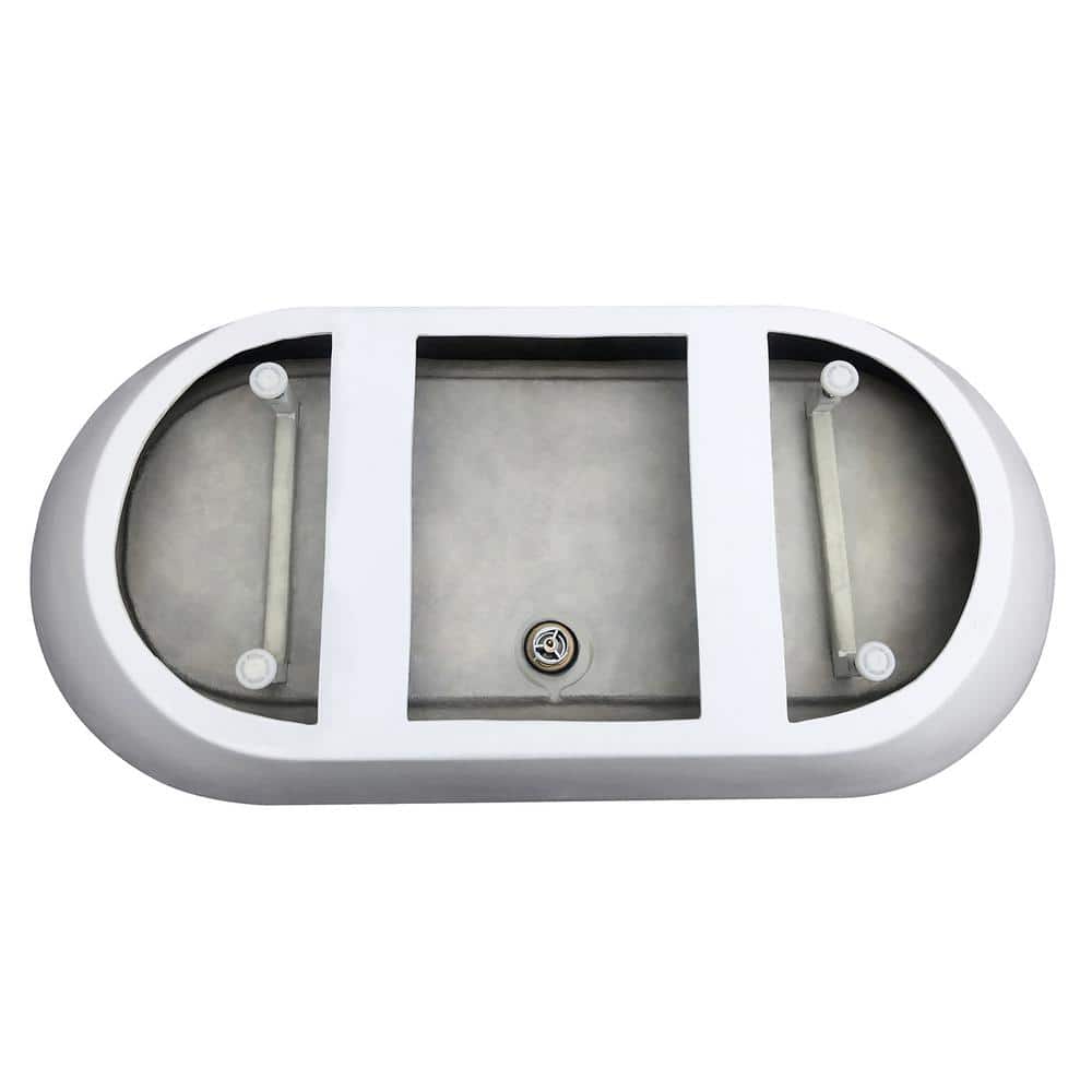 Wyndham Collection Brooklyn 60 in. Acrylic Freestanding Bathtub with Chrome Trim - Image 8