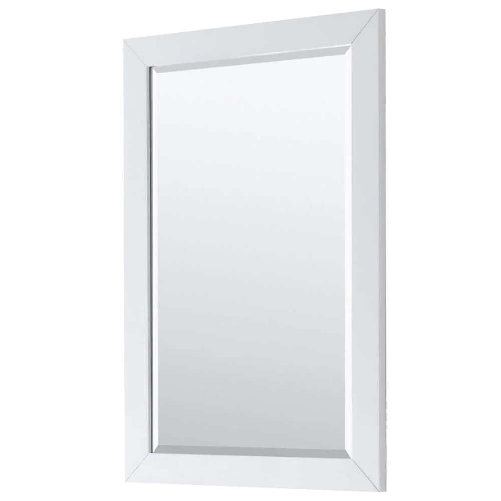 Wyndham Collection Daria 30 in. Bathroom Vanity with Carrara Marble Top and Mirror - Image 5