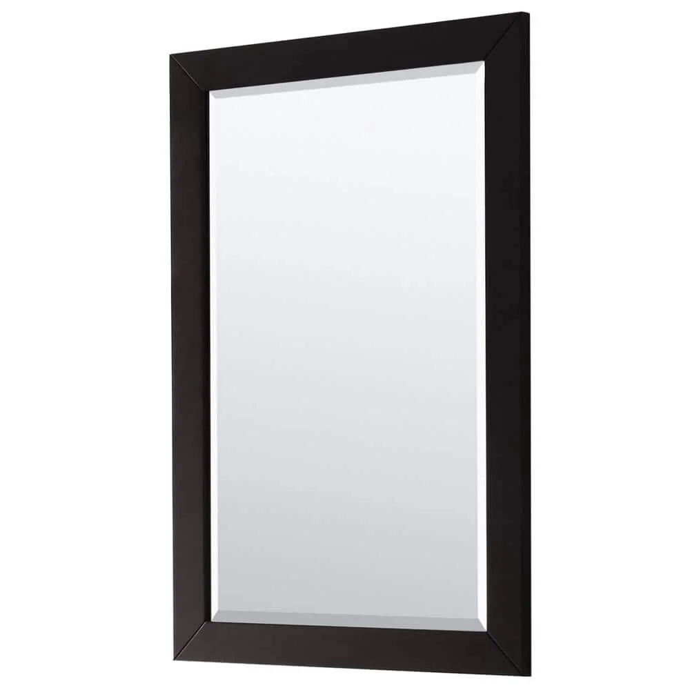 Wyndham Collection Daria 30" Single Vanity in Dark Espresso with Cultured Marble Top and Mirror - Image 6