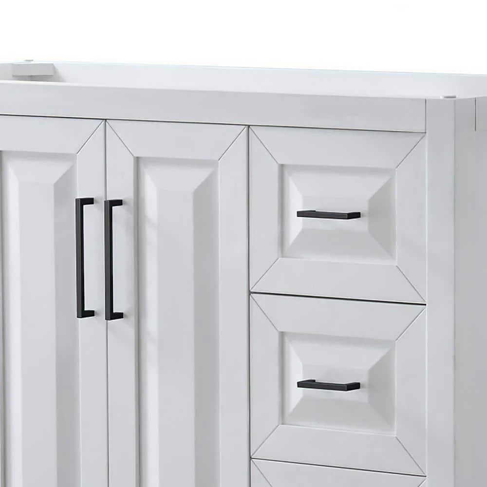 Wyndham Collection Daria 47 in. Bathroom Vanity Cabinet, White, Freestanding - Image 3
