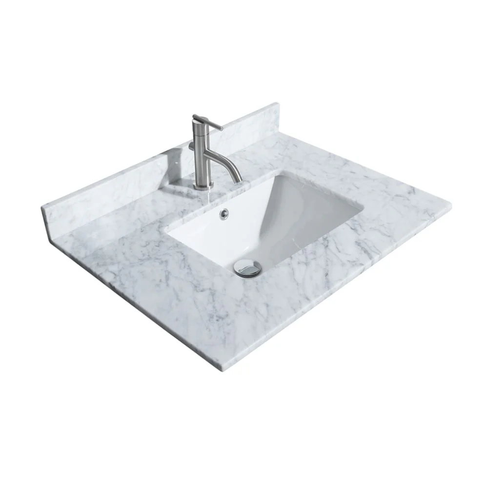 Wyndham Collection Elan 30" White Oak Bathroom Vanity with Quartz Top - Image 10