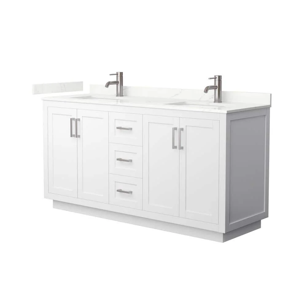 Wyndham Collection Miranda 66" Double Bath Vanity with Giotto Quartz Top - Image 2