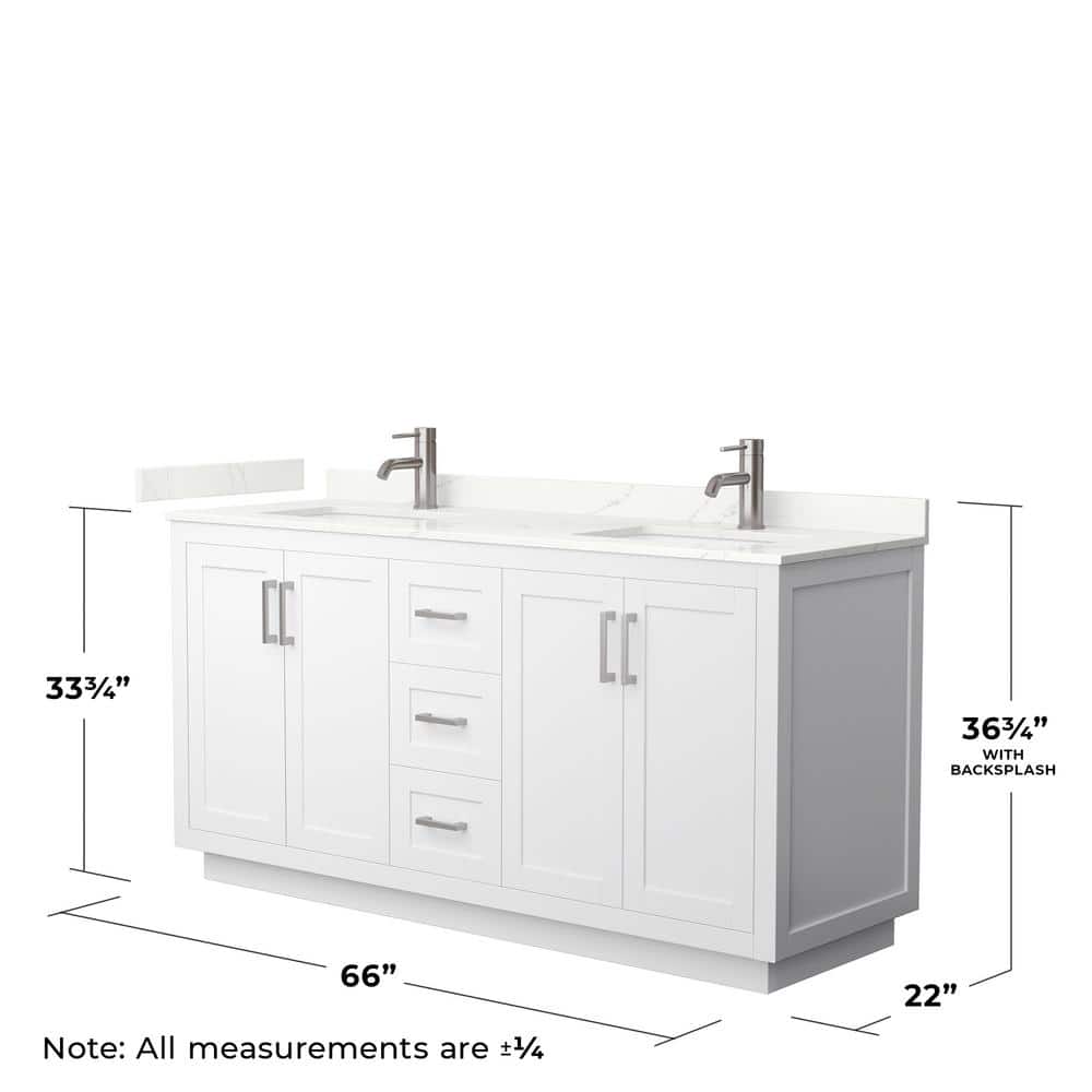 Wyndham Collection Miranda 66" Double Bath Vanity with Giotto Quartz Top - Image 5