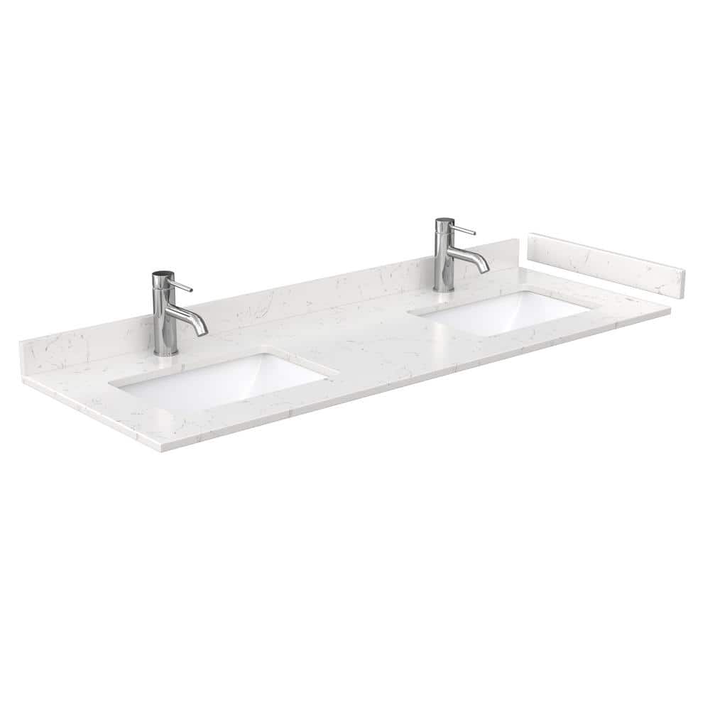 Wyndham Collection Sheffield 60" Double Bath Vanity in Espresso with Cultured Marble Top - Image 4