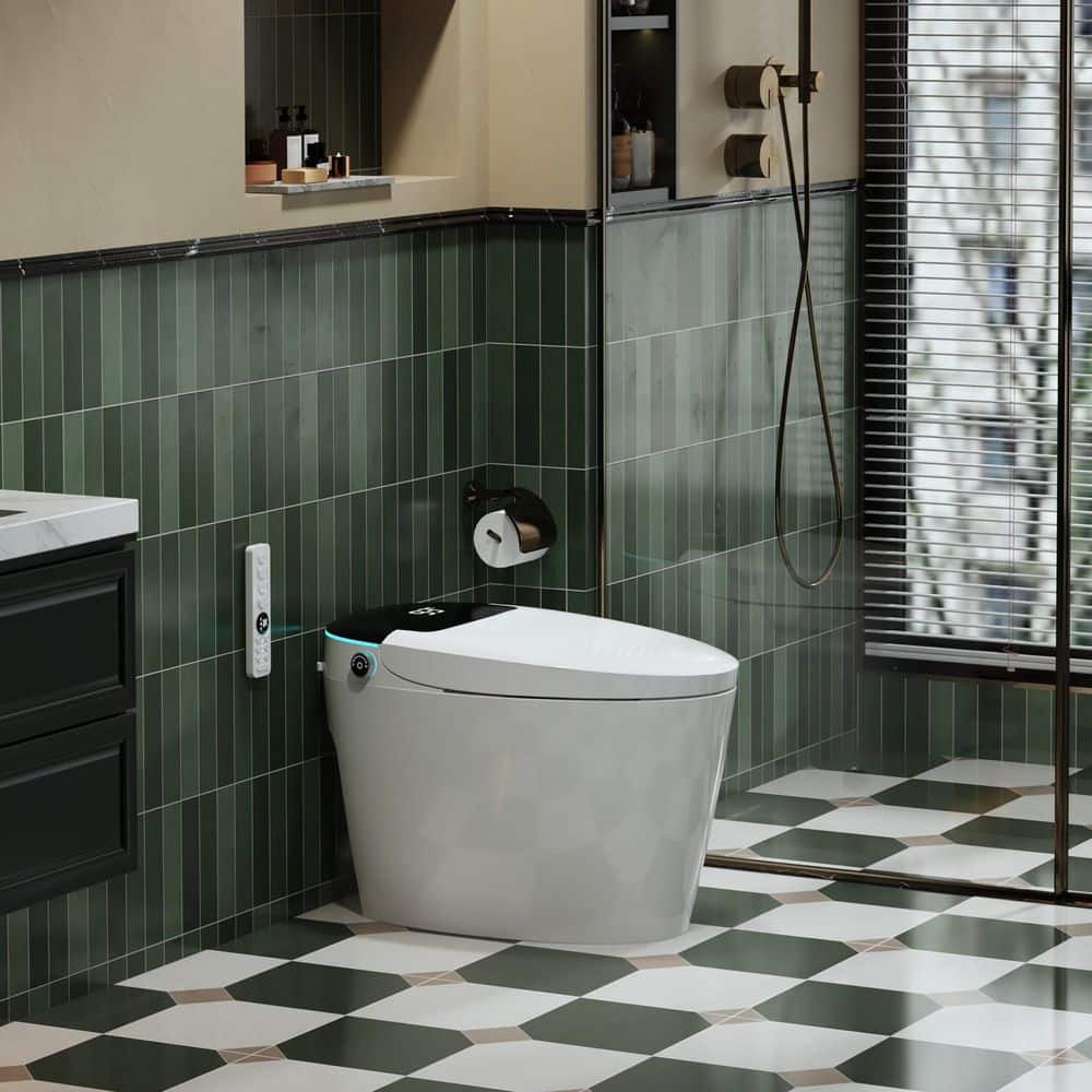 yulika DJ-951B Tankless Smart Bidet Toilet with Auto Flush & Warm Water - Image 2