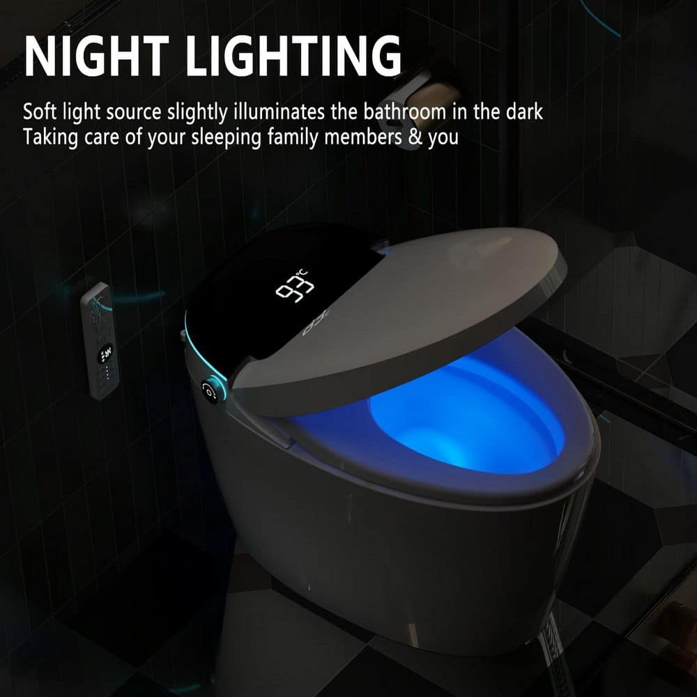 yulika DJ-951B Tankless Smart Bidet Toilet with Auto Flush & Warm Water - Image 3