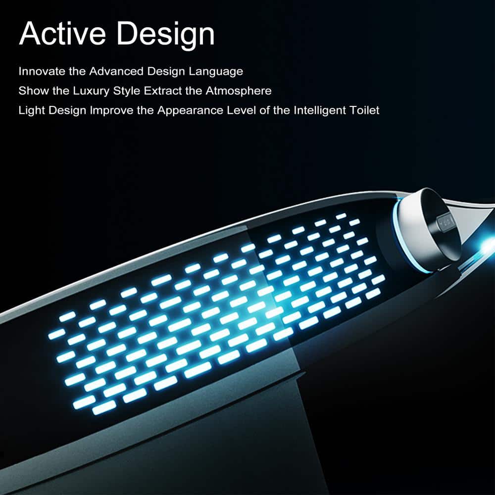 Yulika DJ-G5 Smart Toilet with Heated Bidet Seat, Warm Water Sprayer, and Remote Control - Image 10