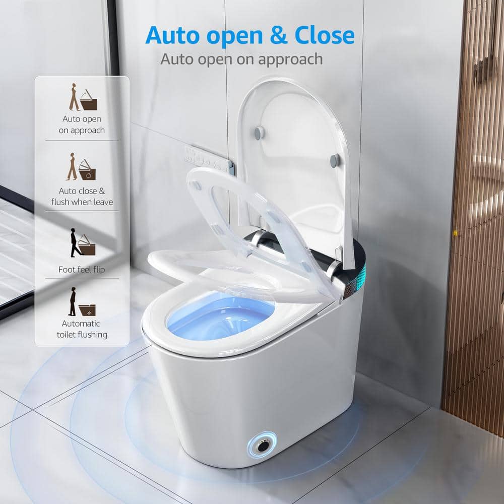 Yulika DJ-G5 Smart Toilet with Heated Bidet Seat, Warm Water Sprayer, and Remote Control - Image 2