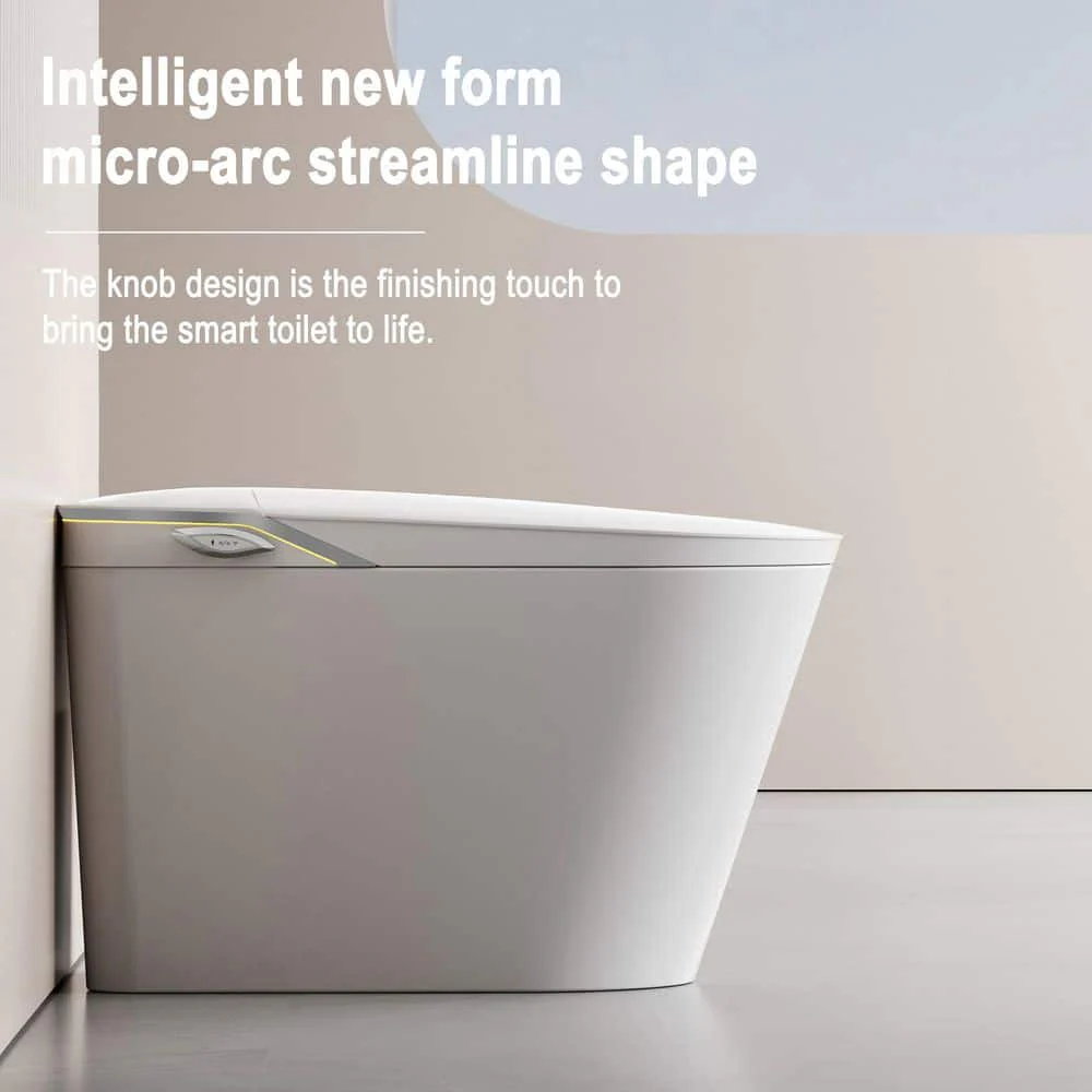 yulika DJ-U6 Elongated Smart Toilet with Built-in Bidet and Dual Flush - Image 7