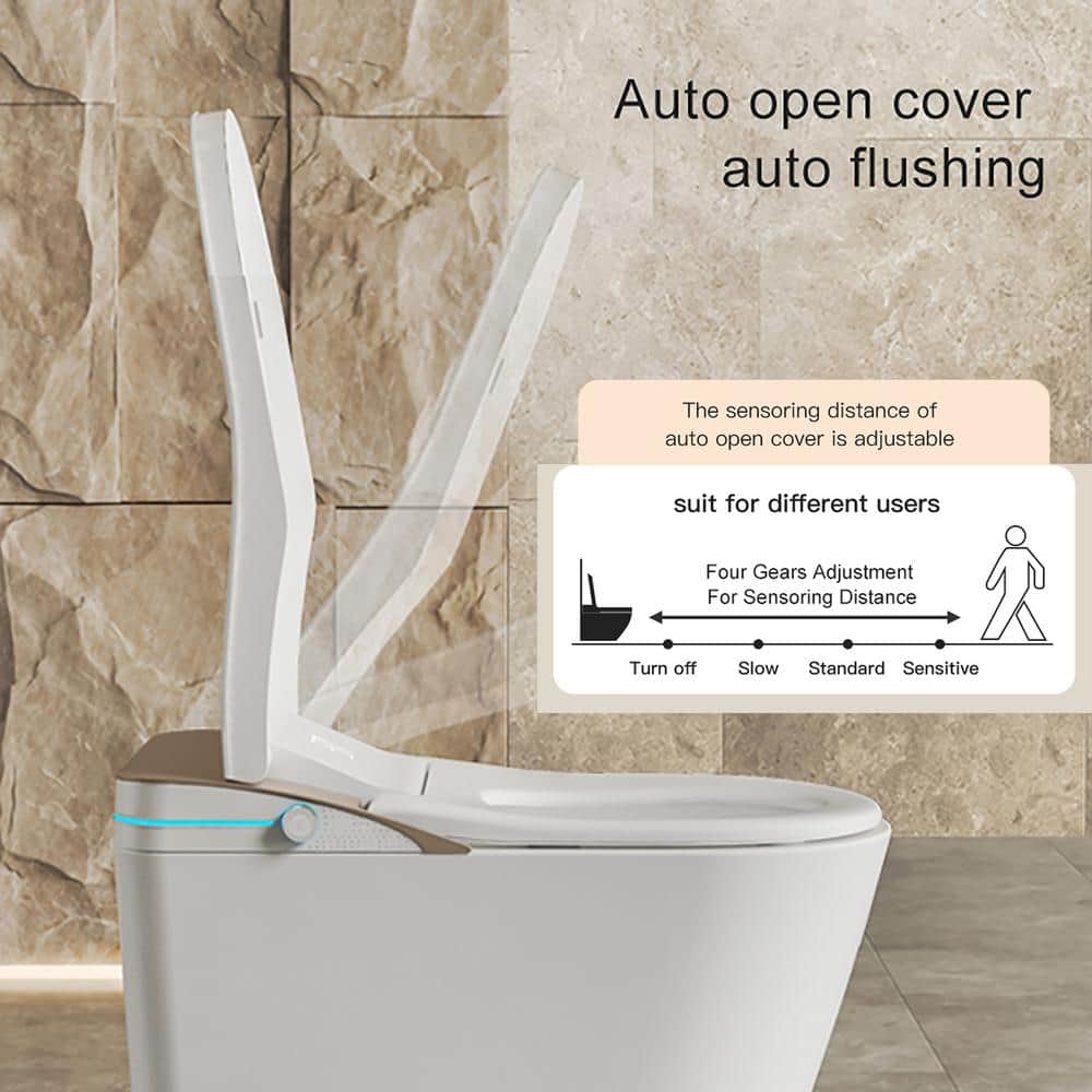 Yulika Smart Bidet Toilet with Heated Seat and LED Display - DJ-K1 - Image 6