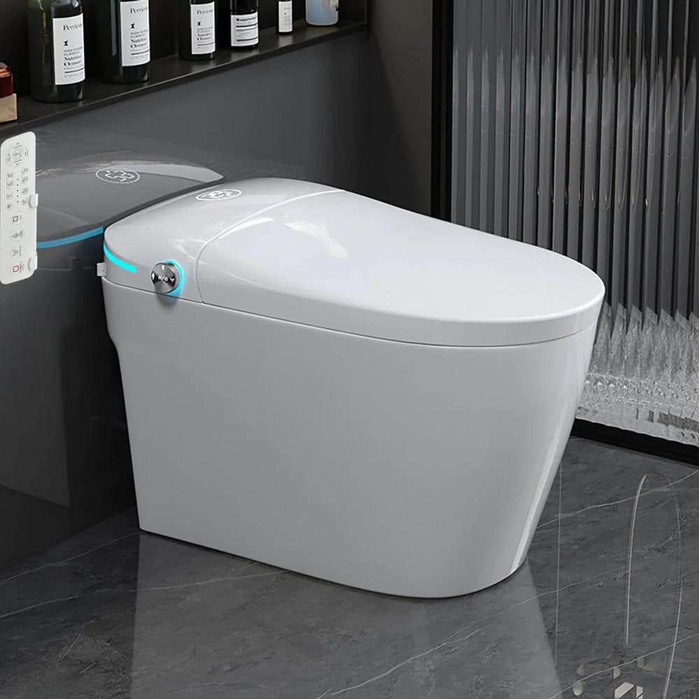 Yulika Smart Toilet with Bidet, Heated Seat & Remote Control - Image 4
