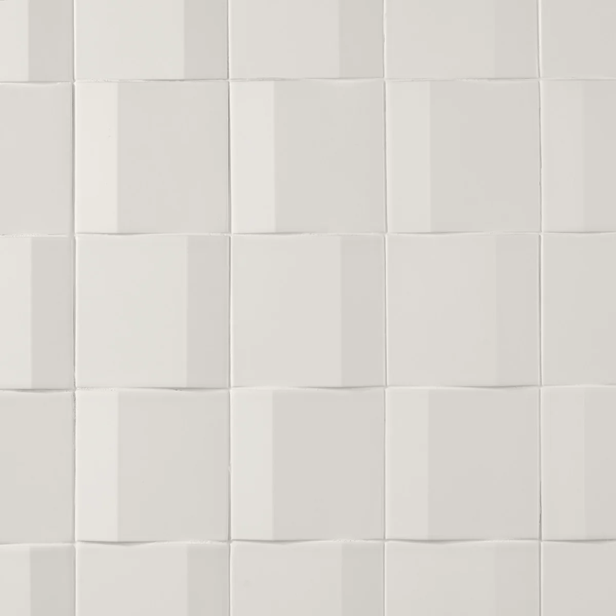 Zeal Edge 3D White 5x5 Matte Porcelain Tile - Lux Tile - Image 7