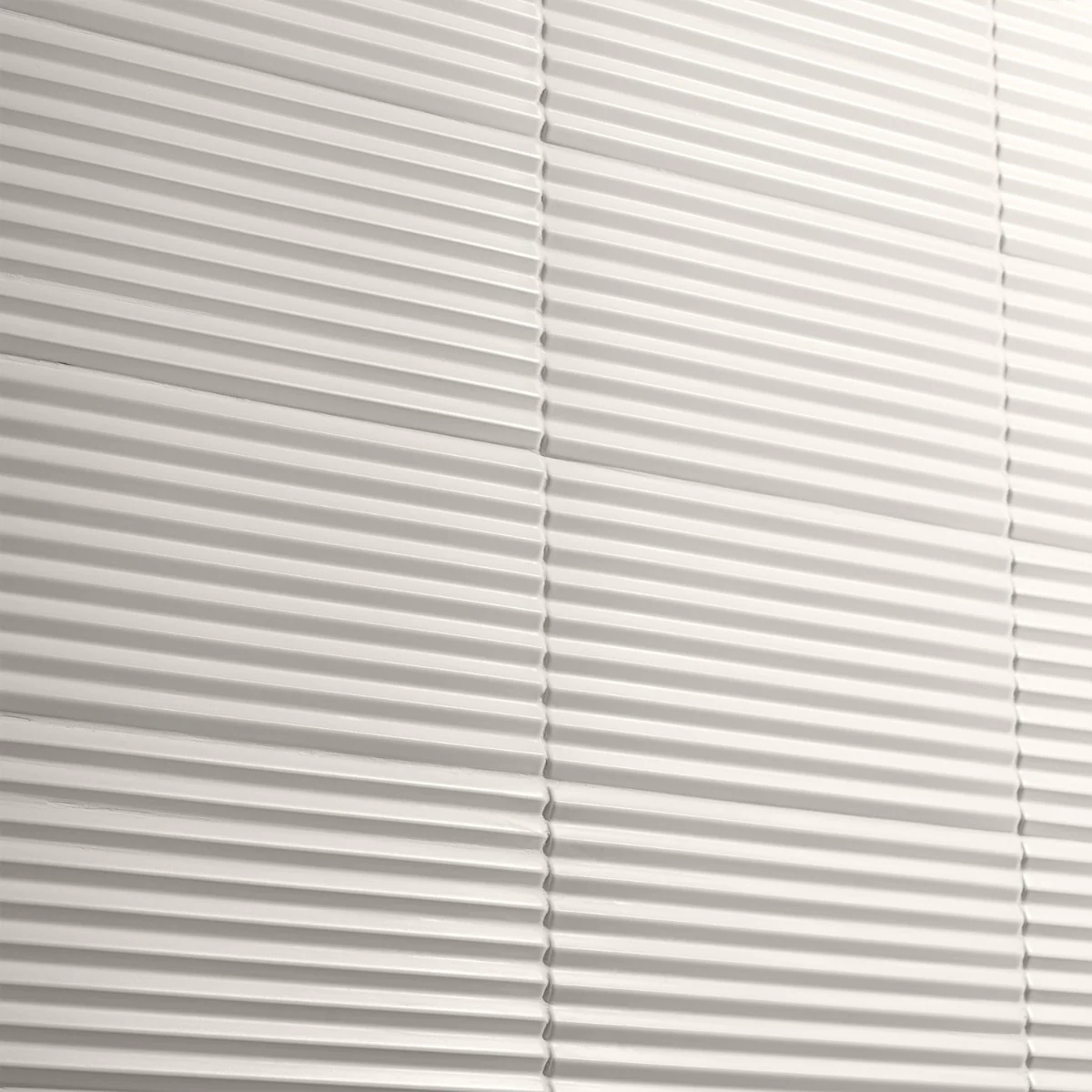 Zeal Linear 3D Matte Porcelain Tile - 5x10 White - Image 4