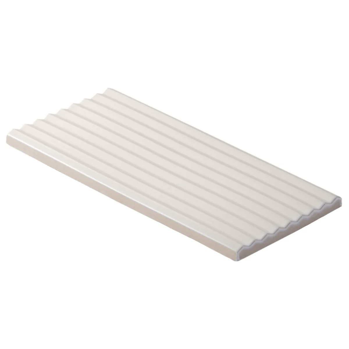 Zeal Linear 3D Matte Porcelain Tile - 5x10 White - Image 8