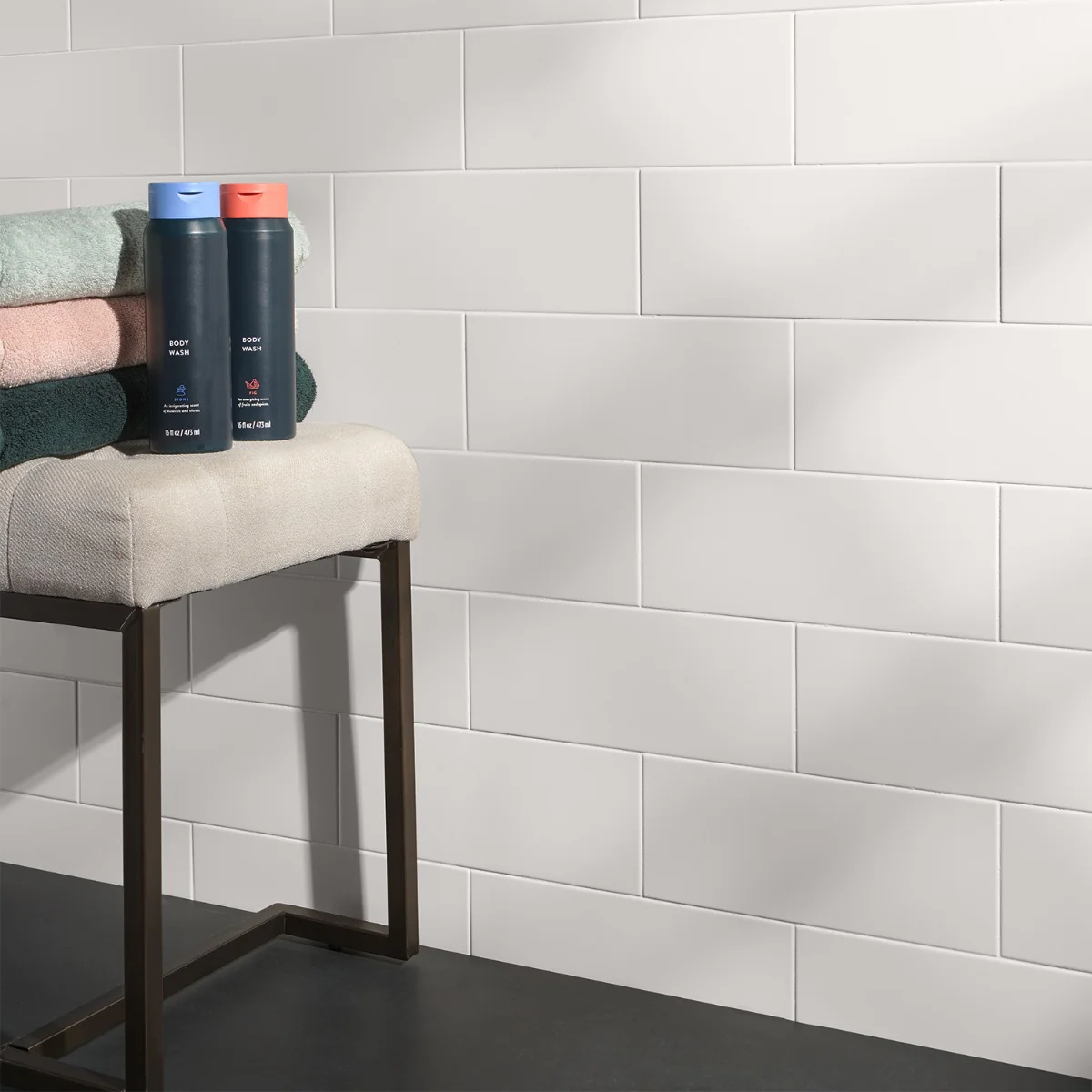Zeal White 5x12 Matte Porcelain Subway Tile - Lux Tile