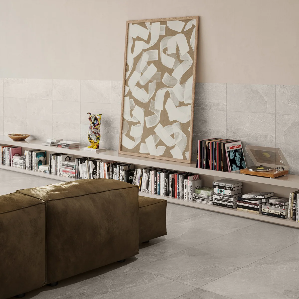 ZenTech Chalk White 12x24 Matte Porcelain Tile - Lux Tile - Image 2