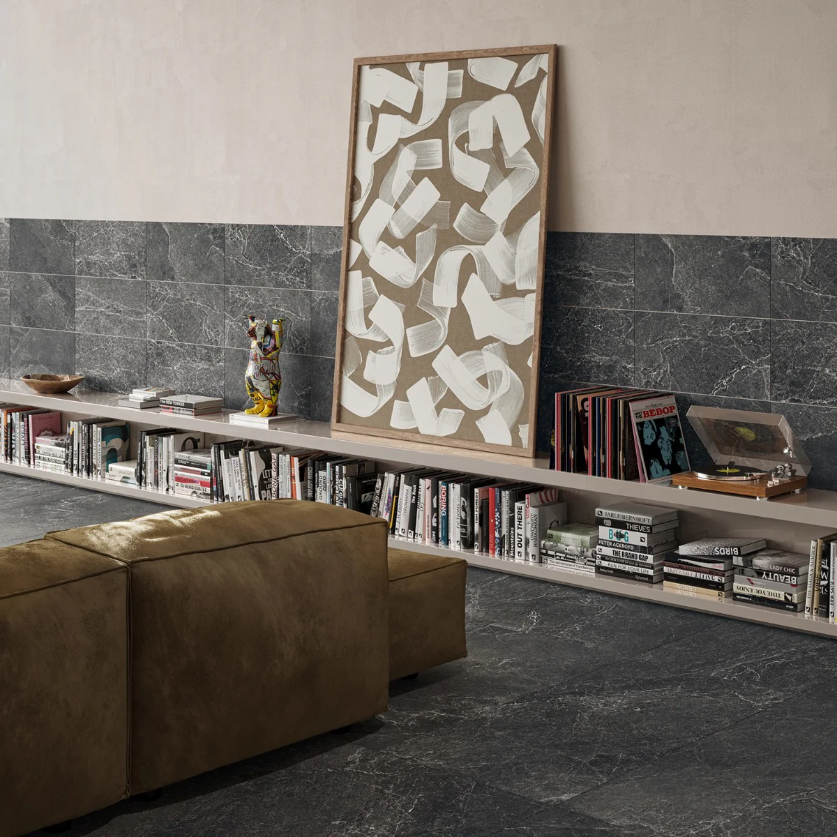 ZenTech Graphite Gray 12x24 Matte Porcelain Tile by Lux Tile - Image 2