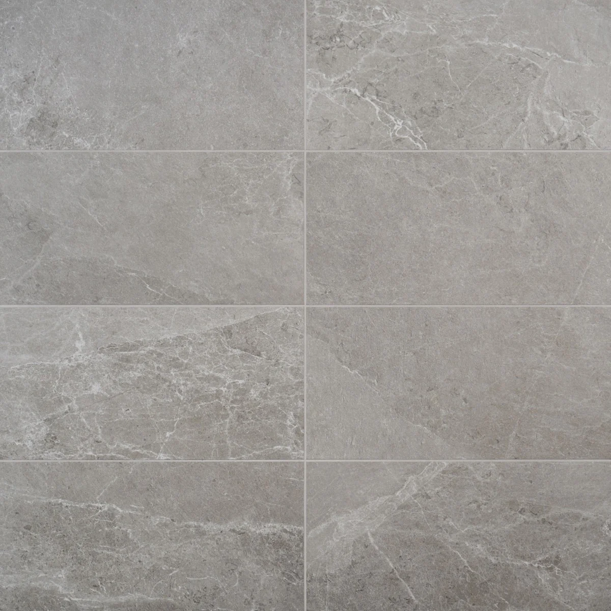 ZenTech Silver Gray 12x24 Matte Porcelain Tile - Lux Tile - Image 3