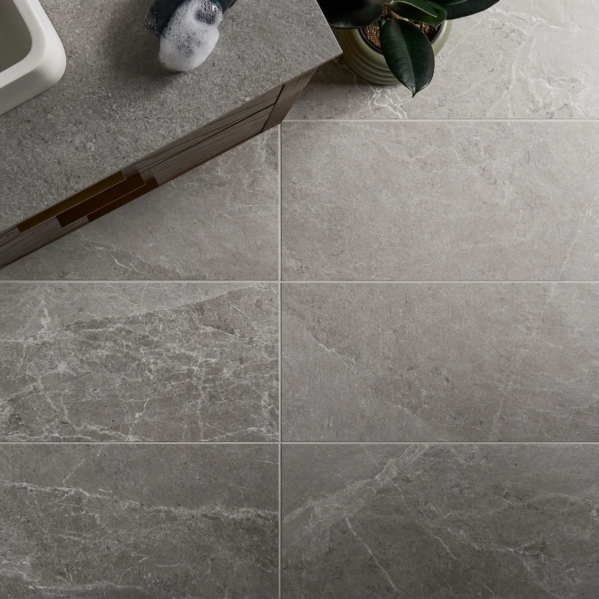 ZenTech Silver Gray 12x24 Matte Porcelain Tile - Lux Tile - Image 5