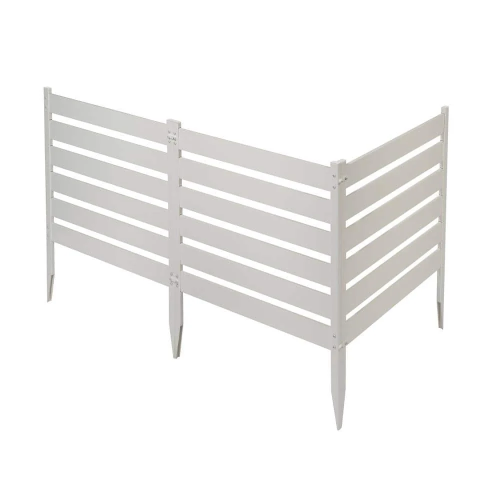 Zippity Outdoor Products Maui No-Dig White Vinyl Garden Fence Kit (3-Panels) - Image 7