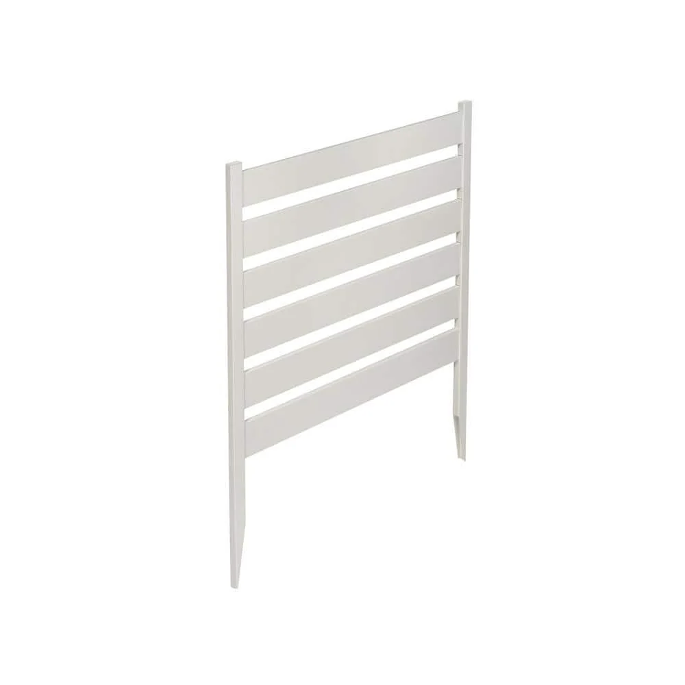 Zippity Outdoor Products Maui No-Dig White Vinyl Garden Fence Kit (3-Panels) - Image 8