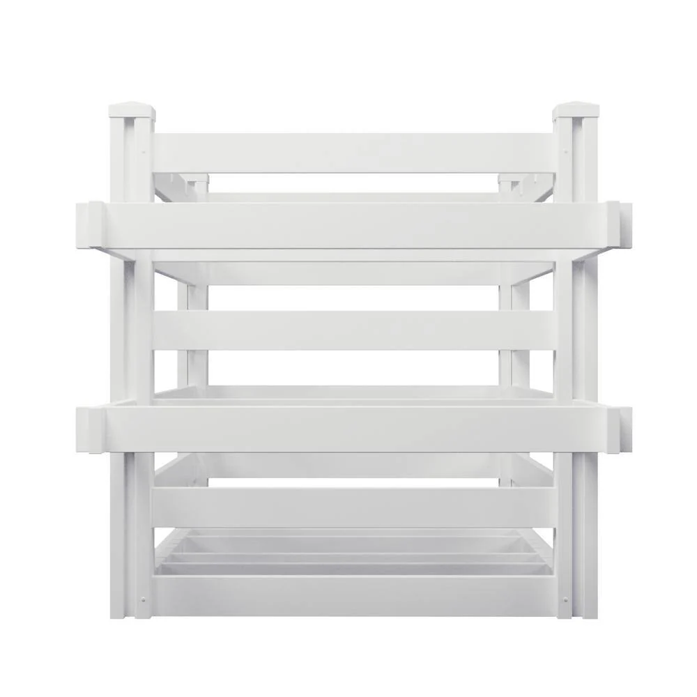 Zippity Outdoor Products Premium White Vinyl Poolside Storage Organizer - Image 5