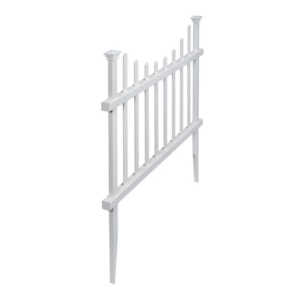 Zippity Outdoor Products Washington Vinyl Picket Fence Panel Kit 2-Pack - Image 5