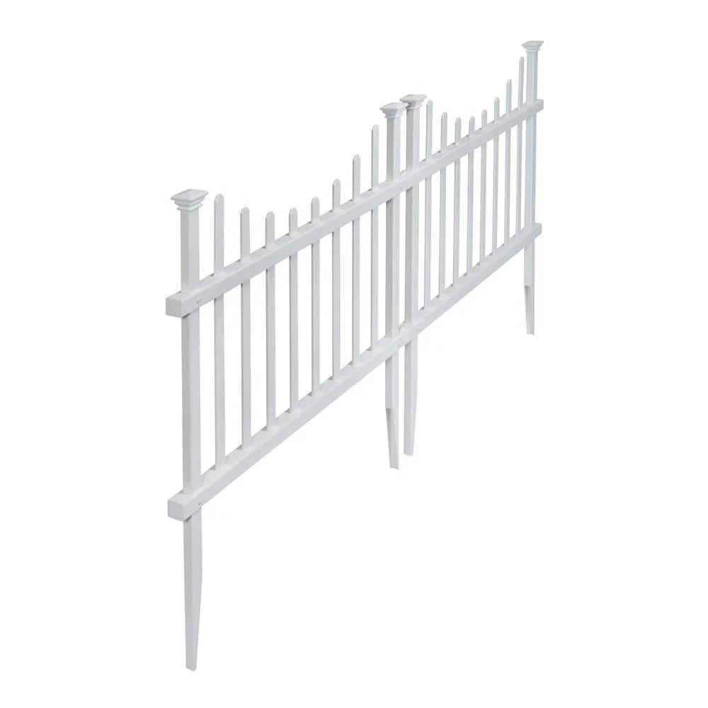 Zippity Outdoor Products Washington Vinyl Picket Fence Panel Kit 2-Pack - Image 7