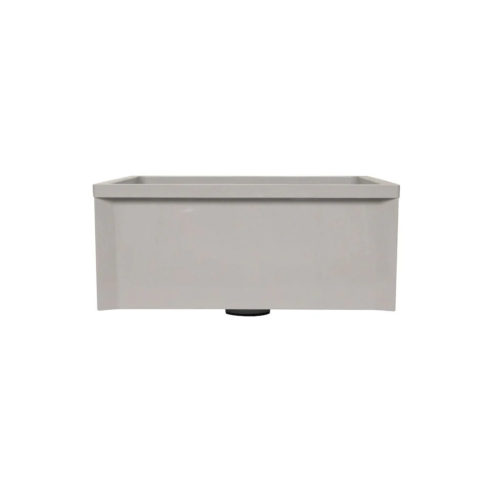 Zurn 24-in x 24-in Freestanding Utility Tub with Drain